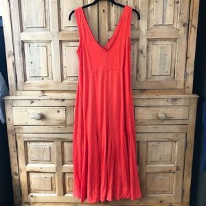 Maeve by Anthropologie Medium Orange Tank Top Dress
